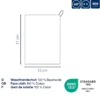 Waschhandschuh schneeweiß LADESSA