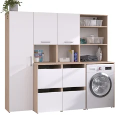 Waschmaschinenumbauschränke-Set LAUNDRY 3