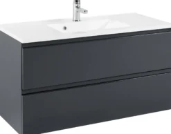 Waschtischunterschrank 100 mit Mineralgussbecken CARDIFF