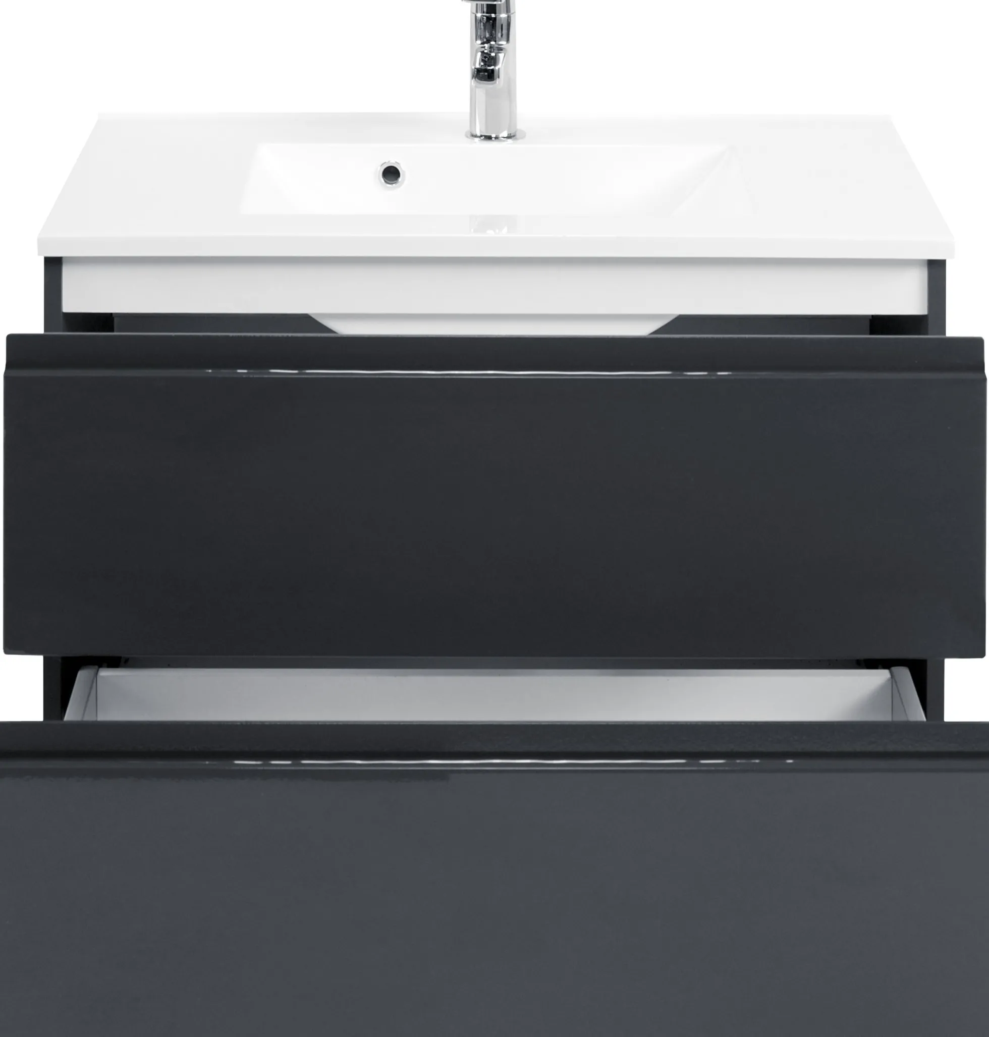 Waschtischunterschrank 80 mit Mineralgussbecken CARDIFF