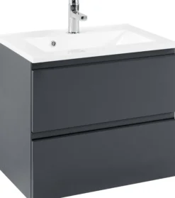 Waschtischunterschrank 60 mit Mineralgussbecken CARDIFF