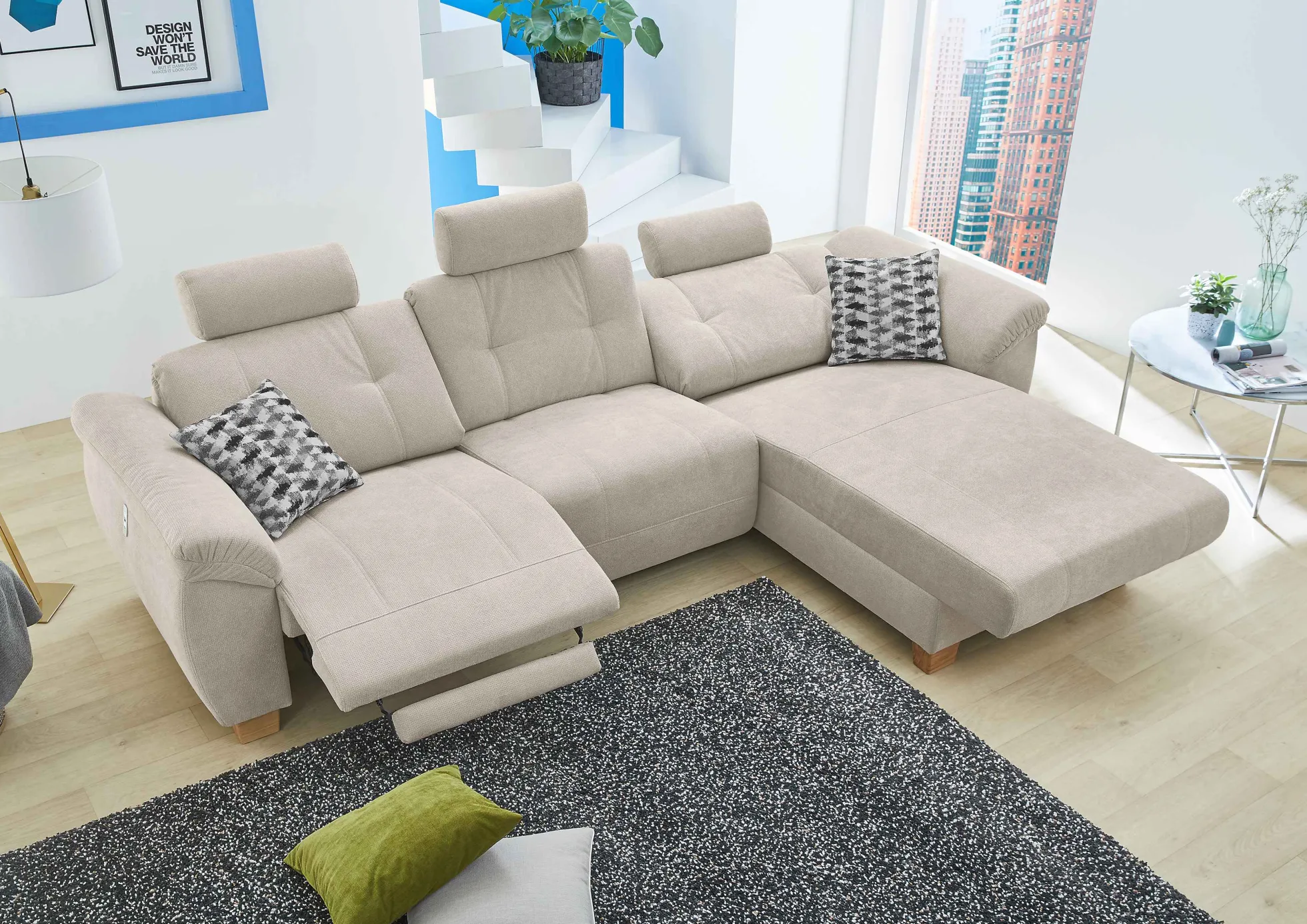 Wohnlandschaft mit Funktion PORTOFINO-SE